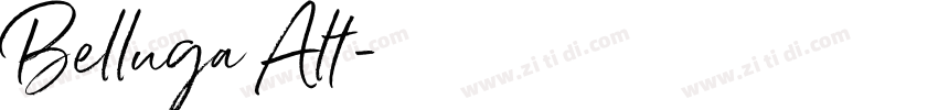 Belluga Alt字体转换